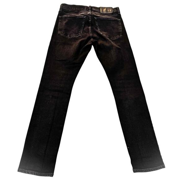 Madewell Men's Skinny Denim Jeans Black Charcoal Wash Size 29 x 30 - Picture 3 of 9